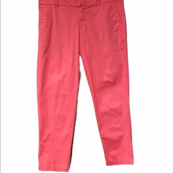 Kut From The Kloth Trouser Crop Pink Taylor Sz 6 - Picture 1 of 10